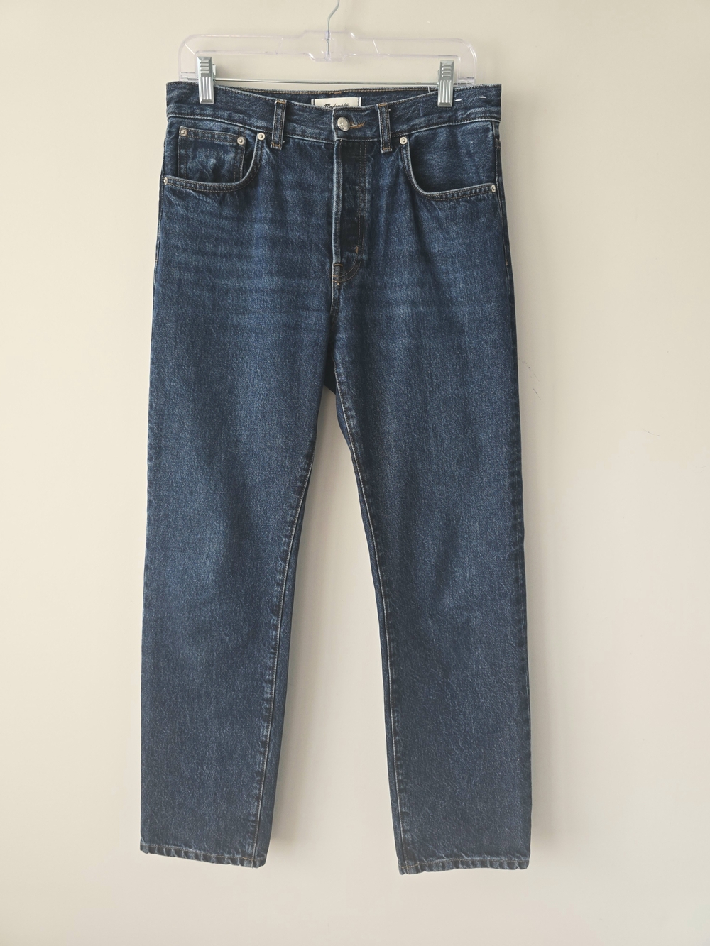 Madewell The Longline Straight Jean 27 Dark Wash NWOT